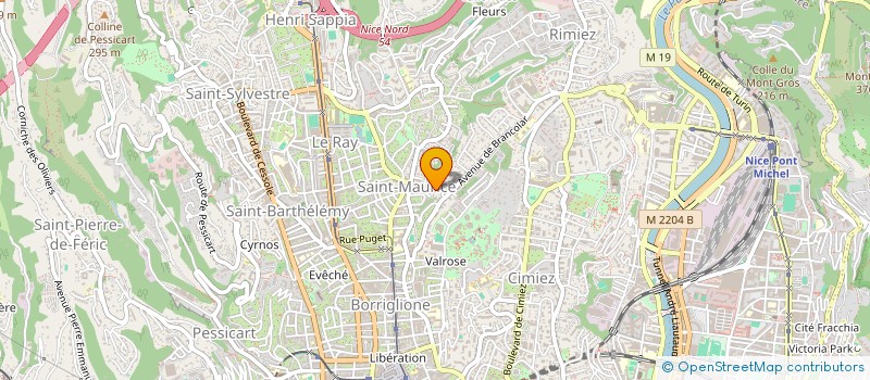 localisation de l'entreprise MONSIEUR FRANK LA SALVIA  NICE