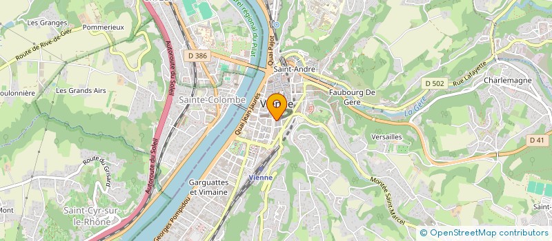 localisation de l'entreprise MONSIEUR FRANK LAFFERS  VIENNE