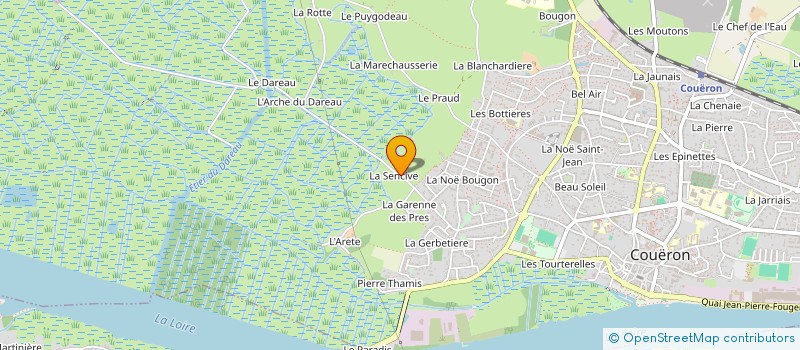 localisation de l'entreprise MONSIEUR FRANK LEGRAND à COUERON