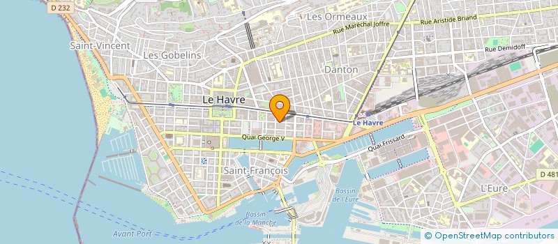 localisation de l'entreprise MONSIEUR FRANK LESNIAK à LE HAVRE