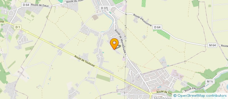 localisation de l'entreprise MONSIEUR FRANK MADOGLIO  DAUX