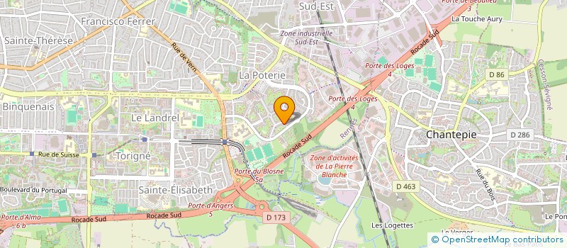 localisation de l'entreprise MONSIEUR FRANK MARTIN  RENNES