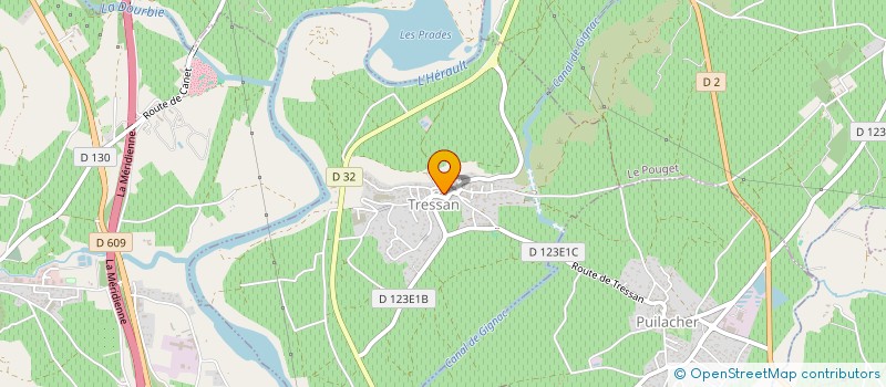 localisation de l'entreprise MONSIEUR FRANK MENAGER  TRESSAN