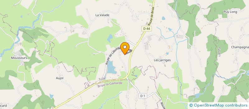 localisation de l'entreprise MONSIEUR FRANK NESPOUX  SAINT-GERMAIN-LES-VERGNES