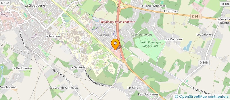 localisation de l'entreprise MONSIEUR FRANK NOMBALAIS à POITIERS