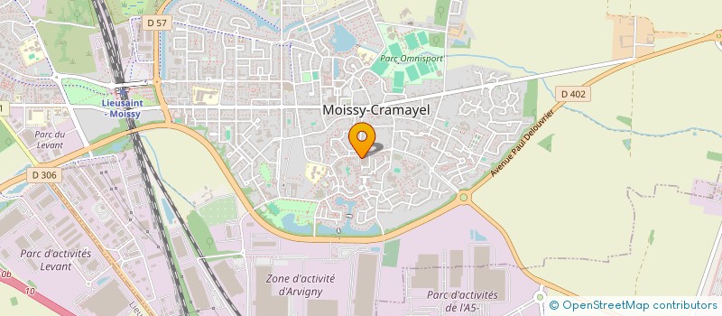 localisation de l'entreprise MONSIEUR FRANK-OLIVIER MADOU à MOISSY-CRAMAYEL