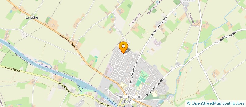 localisation de l'entreprise MONSIEUR FRANK-OLIVIER RIDEL  QUESNOY SUR DEULE