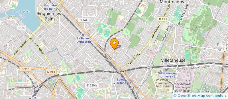 localisation de l'entreprise MONSIEUR FRANK OWUSU BONSU  DEUIL LA BARRE