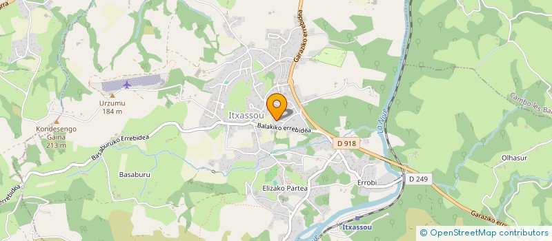 localisation de l'entreprise MONSIEUR FRANK PANNETIER  ITXASSOU