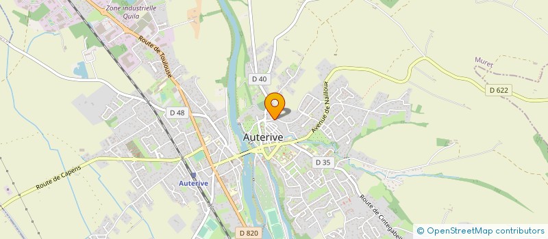 localisation de l'entreprise MONSIEUR FRANK PERS  AUTERIVE