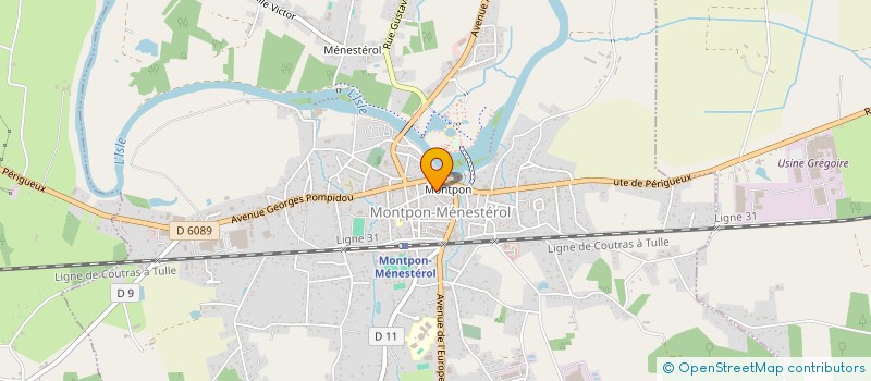 localisation de l'entreprise MONSIEUR FRANK PINSET  MONTPON-MENESTEROL