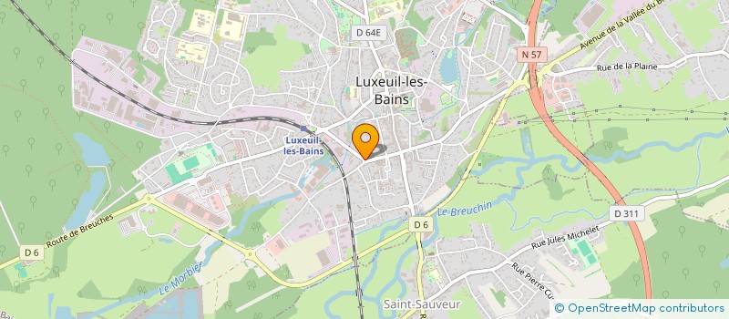 localisation de l'entreprise MONSIEUR FRANK POLLING à LUXEUIL-LES-BAINS