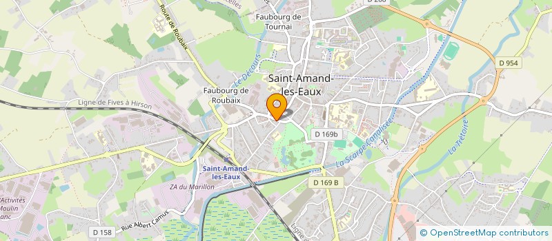 localisation de l'entreprise MONSIEUR FRANK POLUDNIAK  SAINT-AMAND-LES-EAUX