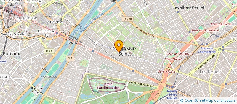 localisation de l'entreprise MONSIEUR FRANK POURCEL à NEUILLY-SUR-SEINE