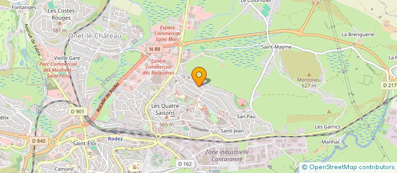 localisation de l'entreprise MONSIEUR FRANK RAUSCHER  ONET-LE-CHATEAU