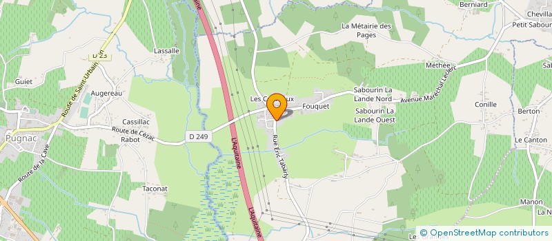 localisation de l'entreprise MONSIEUR FRANK RIPAULT  CEZAC