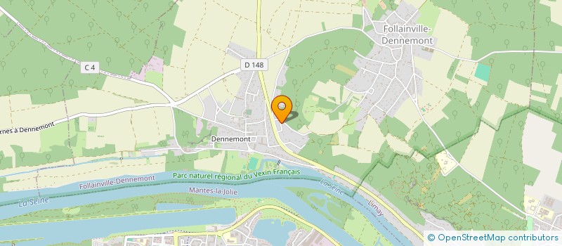 localisation de l'entreprise MONSIEUR FRANK ROGER  FOLLAINVILLE-DENNEMONT