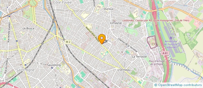 localisation de l'entreprise MONSIEUR FRANK SADRAN à TOULOUSE