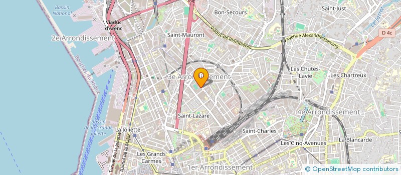localisation de l'entreprise MONSIEUR FRANK SAFFAR à MARSEILLE