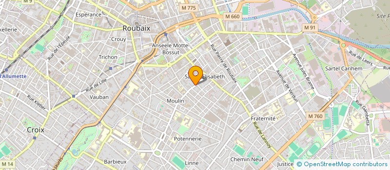 localisation de l'entreprise MONSIEUR FRANK-SCHOFIELD WOGHIREN  ROUBAIX