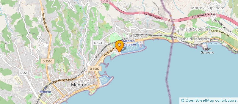 localisation de l'entreprise MONSIEUR FRANK SECHET à MENTON