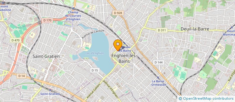 localisation de l'entreprise MONSIEUR FRANK SERVAIS à ENGHIEN-LES-BAINS