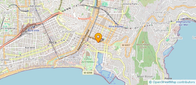 localisation de l'entreprise MONSIEUR FRANK SIERENS à NICE