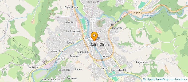 localisation de l'entreprise MONSIEUR FRANK SPIEGEL à SAINT-GIRONS