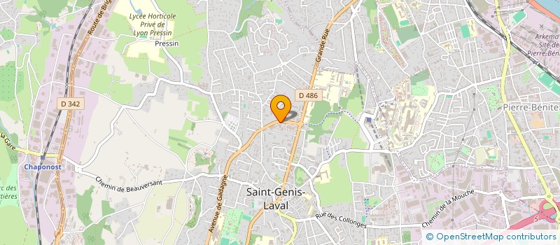 localisation de l'entreprise MONSIEUR FRANK STUDER à SAINT-GENIS-LAVAL