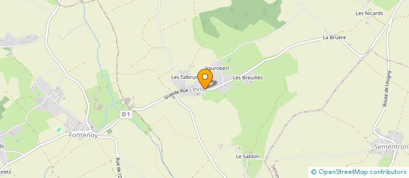 localisation de l'entreprise MONSIEUR FRANK SUREAU  LEVIS