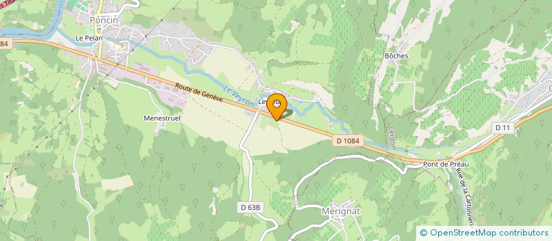 localisation de l'entreprise MONSIEUR FRANK TALVAT  PONCIN