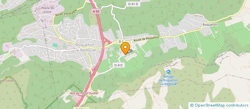 localisation de l'entreprise MONSIEUR FRANK TRANCHINO  ROQUEFORT-LA-BEDOULE