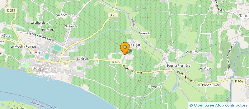 localisation de l'entreprise MONSIEUR FRANK VANOVERSCHELDE  BOURG