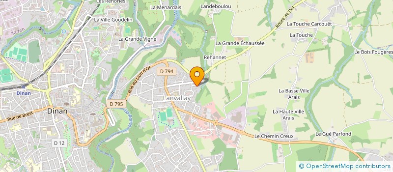 localisation de l'entreprise MONSIEUR FRANK VIALARD  LANVALLAY