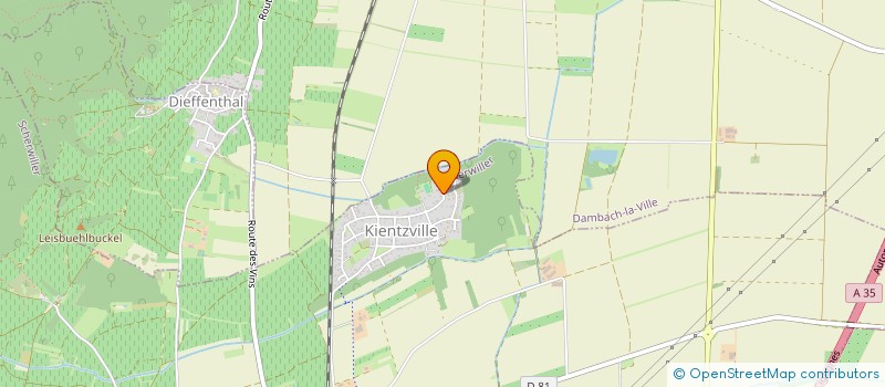 localisation de l'entreprise MONSIEUR FRANK WEINBISSINGER  SCHERWILLER