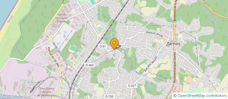 localisation de l'entreprise MONSIEUR FRANK WENZEL  TARNOS