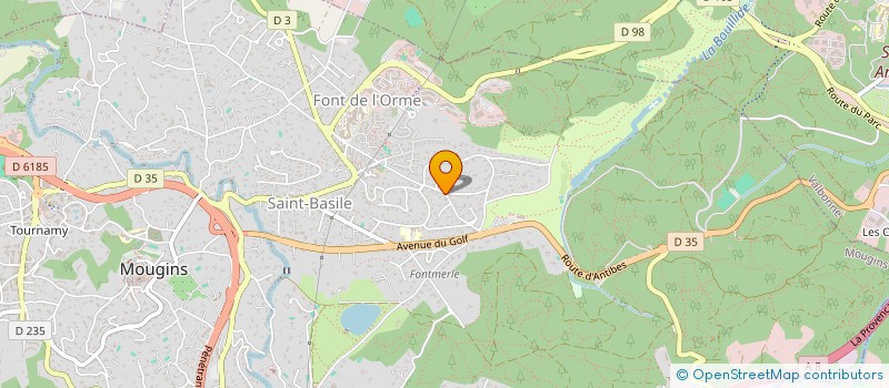 localisation de l'entreprise MONSIEUR FRANK WILLEMS  MOUGINS