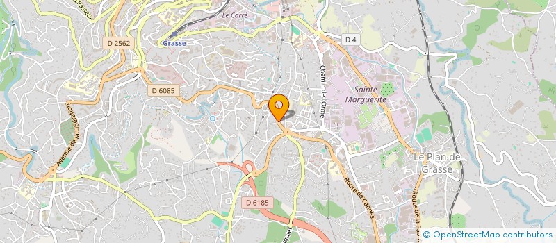 localisation de l'entreprise MONSIEUR FRANK ZEIDLER à GRASSE