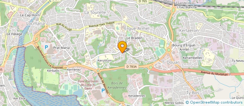 localisation de l'entreprise MONSIEUR FRANKLIM LANCA CARULO à QUIMPER