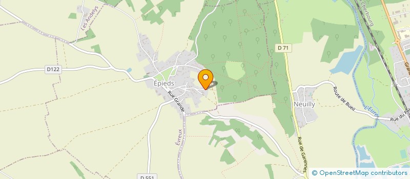 localisation de l'entreprise MONSIEUR FRANKLIN BERRARD  EPIEDS