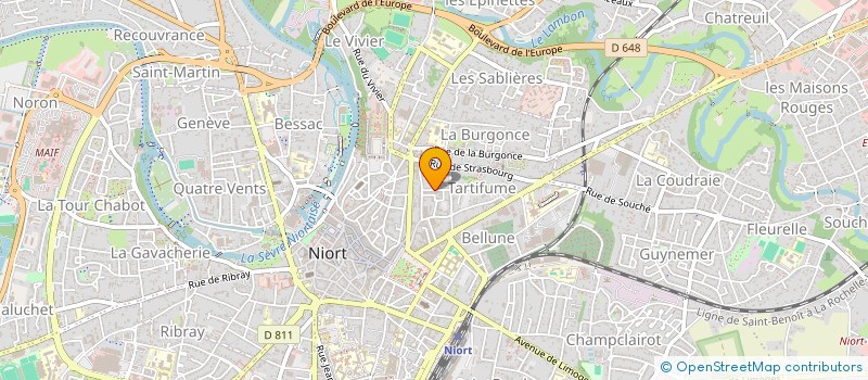 localisation de l'entreprise MONSIEUR FRANKLIN BIKAI à NIORT