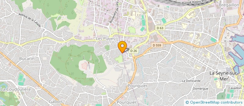 localisation de l'entreprise MONSIEUR FRANKLIN BOUTTIER à SIX-FOURS-LES-PLAGES