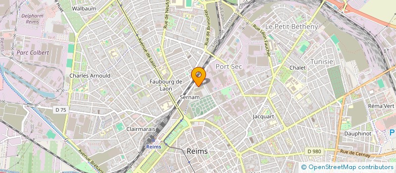localisation de l'entreprise MONSIEUR FRANKLIN CORDIER  REIMS