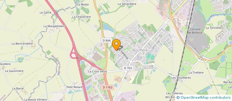 localisation de l'entreprise MONSIEUR FRANKLIN FOLLY  MONTAIGU-VENDEE