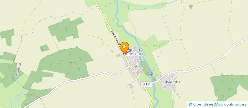 localisation de l'entreprise MONSIEUR FRANKLIN FORESTIER à NUBECOURT