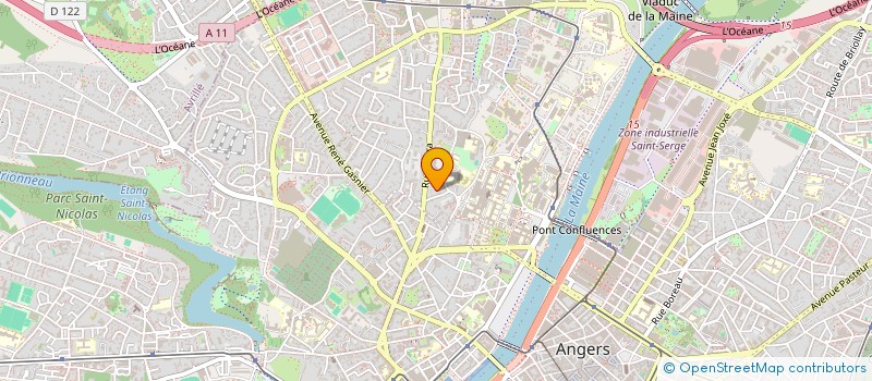 localisation de l'entreprise MONSIEUR FRANKLIN HAYS à ANGERS