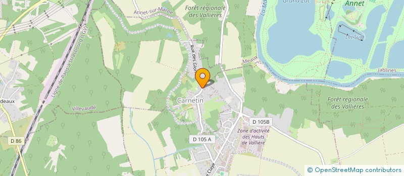 localisation de l'entreprise MONSIEUR FRANKLIN LANGAREL  CARNETIN