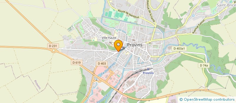 localisation de l'entreprise MONSIEUR FRANKLIN LEPAGE  PROVINS