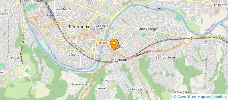 localisation de l'entreprise MONSIEUR FRANKLIN MOREE  PERIGUEUX