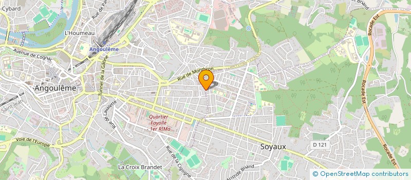 localisation de l'entreprise MONSIEUR FRANKLIN MUSSET à ANGOULEME